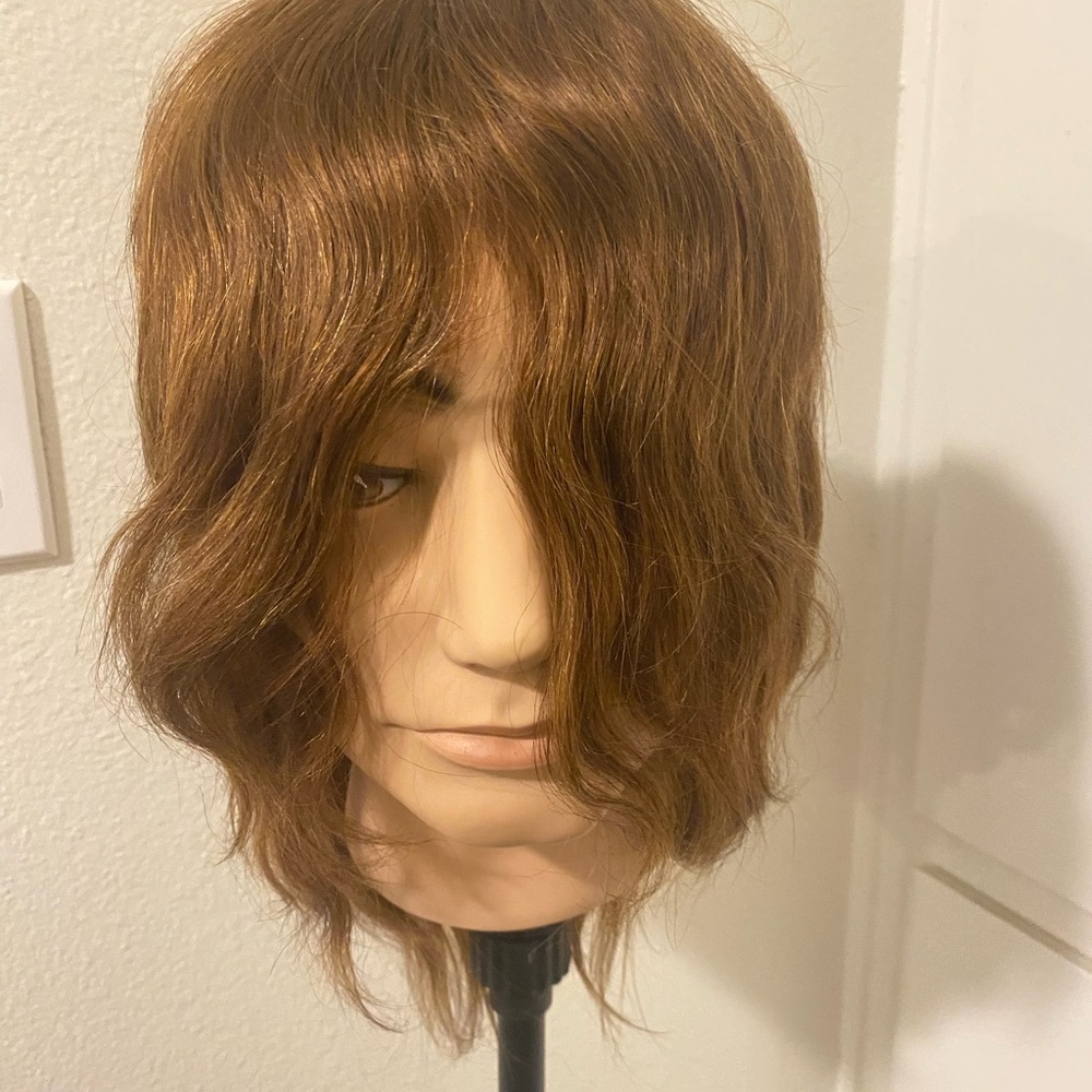 Wella Chestnut Brown Hair practice doll head